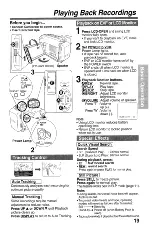 Preview for 19 page of Panasonic Palmcoder PalmSight PV- L571 Operating Instructions Manual