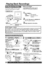 Preview for 20 page of Panasonic Palmcoder PalmSight PV- L571 Operating Instructions Manual