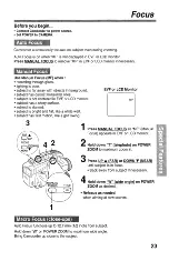 Preview for 23 page of Panasonic Palmcoder PalmSight PV- L571 Operating Instructions Manual