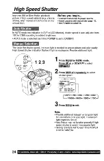 Preview for 24 page of Panasonic Palmcoder PalmSight PV- L571 Operating Instructions Manual