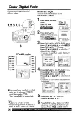 Preview for 26 page of Panasonic Palmcoder PalmSight PV- L571 Operating Instructions Manual