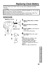 Preview for 35 page of Panasonic Palmcoder PalmSight PV- L571 Operating Instructions Manual