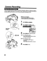 Preview for 22 page of Panasonic Palmcoder PalmSight PV-L679 Operating Instructions Manual