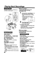 Preview for 26 page of Panasonic Palmcoder PalmSight PV-L679 Operating Instructions Manual