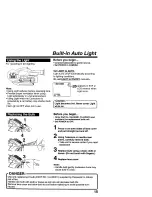 Preview for 15 page of Panasonic Palmcoder PalmSight PV-L691 Operating Instructions Manual