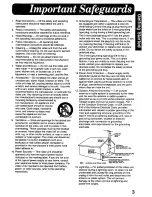 Preview for 3 page of Panasonic Palmcoder PV-D407 Operating Instructions Manual