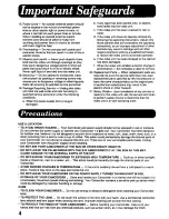 Preview for 4 page of Panasonic Palmcoder PV-D407 Operating Instructions Manual