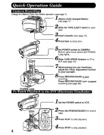 Preview for 6 page of Panasonic Palmcoder PV-D407 Operating Instructions Manual