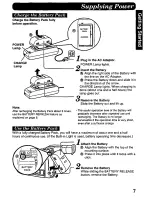 Preview for 7 page of Panasonic Palmcoder PV-D407 Operating Instructions Manual