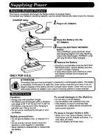 Preview for 8 page of Panasonic Palmcorder IQ PV-A286 User Manual