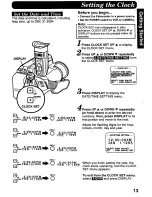 Preview for 13 page of Panasonic Palmcorder IQ PV-A286 User Manual