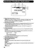 Preview for 16 page of Panasonic Palmcorder IQ PV-A286 User Manual