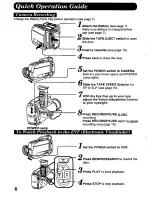 Preview for 6 page of Panasonic Palmcorder IQ PV-A296 User Manual