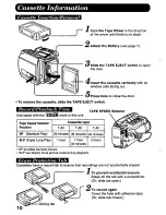 Preview for 10 page of Panasonic Palmcorder IQ PV-A296 User Manual