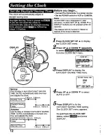 Preview for 12 page of Panasonic Palmcorder IQ PV-A296 User Manual