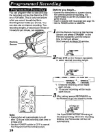 Preview for 24 page of Panasonic Palmcorder IQ PV-A386 User Manual