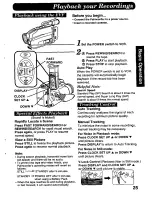 Preview for 25 page of Panasonic Palmcorder IQ PV-A386 User Manual