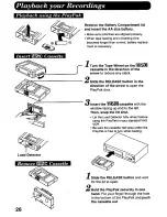 Preview for 26 page of Panasonic Palmcorder IQ PV-A386 User Manual