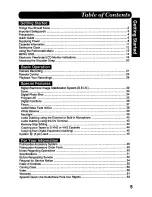 Preview for 5 page of Panasonic Palmcorder Palmsight PV-DV710 Operating Manual