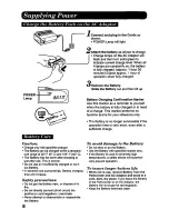 Preview for 8 page of Panasonic Palmcorder Palmsight PV-DV710 Operating Manual