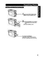 Preview for 9 page of Panasonic Palmcorder Palmsight PV-DV710 Operating Manual