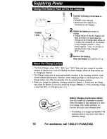 Preview for 10 page of Panasonic Palmcorder PalmSight PV-DV910 Operating Instructions Manual