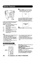 Preview for 48 page of Panasonic Palmcorder PalmSight PV-DV910 Operating Instructions Manual