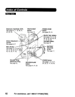 Preview for 62 page of Panasonic Palmcorder PalmSight PV-DV910 Operating Instructions Manual