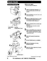 Preview for 8 page of Panasonic Palmcorder PalmSight PV-DV910 Operating Manual