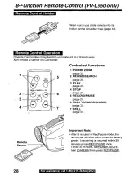 Preview for 28 page of Panasonic Palmcorder Palmsight PV-L550 Operating Manual