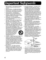 Preview for 4 page of Panasonic Palmcorder PV-A208 Operating Instructions Manual