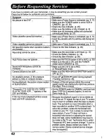 Preview for 42 page of Panasonic Palmcorder PV-A208 Operating Instructions Manual