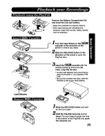 Preview for 23 page of Panasonic Palmcorder PV-A226 User Manual