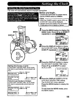 Preview for 15 page of Panasonic Palmcorder PV-A228 User Manual