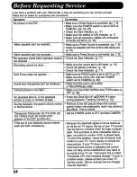 Preview for 34 page of Panasonic Palmcorder PV-A286 User Manual