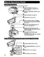 Preview for 6 page of Panasonic Palmcorder PV-A396 User Manual