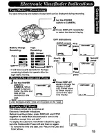 Preview for 15 page of Panasonic Palmcorder PV-A396 User Manual