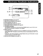 Preview for 17 page of Panasonic Palmcorder PV-A396 User Manual