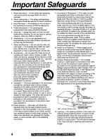 Preview for 4 page of Panasonic Palmcorder PV-D29 User Manual