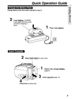 Preview for 7 page of Panasonic Palmcorder PV-D29 User Manual