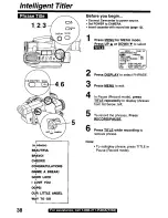 Preview for 38 page of Panasonic Palmcorder PV-D29 User Manual