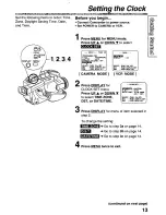 Preview for 14 page of Panasonic Palmcorder PV-D301 Operating Manual