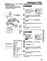 Preview for 32 page of Panasonic Palmcorder PV-D301 Operating Manual