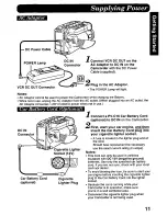 Preview for 11 page of Panasonic Palmcorder PV-D318 User Manual