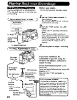 Preview for 28 page of Panasonic Palmcorder PV-D318 User Manual