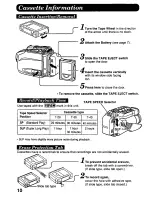 Preview for 10 page of Panasonic Palmcorder PV-D407 User Manual