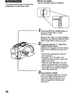 Preview for 30 page of Panasonic Palmcorder PV-D407 User Manual