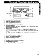 Preview for 17 page of Panasonic Palmcorder PV-D417 User Manual