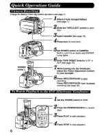 Preview for 6 page of Panasonic Palmcorder PV-D427 User Manual