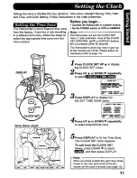 Preview for 11 page of Panasonic Palmcorder PV-D427 User Manual